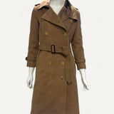 Trench Coat Burberry em Lã Bege - Tam 34