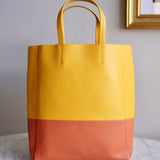 Bolsa Celine Tote Cabas Vertical Bicolor