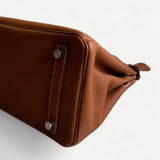 Bolsa Hermès Birkin 25 Togo Gold com Ferragens Palladium