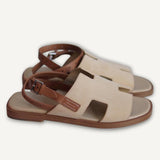 Sandália Hermès Maya Jaune Pâle