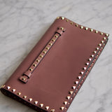 Bolsa Clutch Valentino Rockstud Tabacco