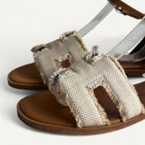 Sandalia Hermès Santorini Beige / Naturel
