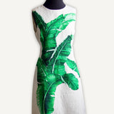 Vestido Dolce & Gabbana Floral Print Branco I Verde