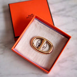 Anel de Twilly Hermès Chaine D’Ancre em Ferragem Permabrass
