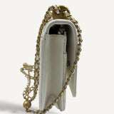 Bolsa Chanel 24C Double Pearl Woc