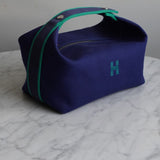 Bolsa Necessaire Hermès Bride-a-Brac Tote  Bleu Marine