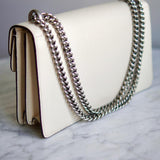 Bolsa Gucci Original Dionysus Couro Off White