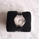 Relógio Cartier Ballon Bleu Couro Croco & Aço