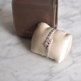 Pulseira Bvlgari Serpenti Viper Ouro Branco 18K Cravejada com Pavê de Diamantes 2.8CT