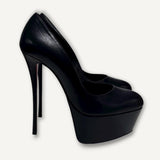 Scarpin Christian Louboutin Duvette Spikes Patent Suede Piou Piou