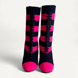 Bota Fendi Preta com Rosa