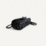 Bolsa Chanel Classic Mini Flap Bag Ferragens Black