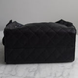 Bolsa Chanel 25 Small Caviar Preta com Ferragens Prateadas