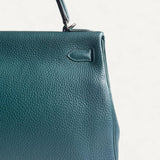Bolsa Hermès Kelly 28 Malachite com Ferragens Palladium