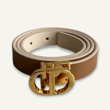 Cinto Dior Montaigne Reversible Beige