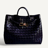Bolsa Bottega Veneta Andiamo Média Preta