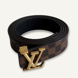 Cinto Louis Vuitton LV Initiales Reversible Belt