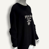 Suéter Prada Preto com Logo