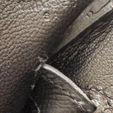 Bolsa Hermès Birkin 35 Epsom Noir com Ferragens Palladium