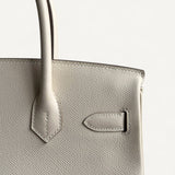 Bolsa Hermès Birkin 30 Epsom Craie com Ferragens Gold