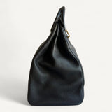 Bolsa Hermès Birkin HAC Togo Noir com Ferragens Gold