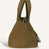 Bolsa Hermès Picotin 18 Clemence Dune com Ferragens Palladium
