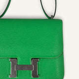 Bolsa Hermès Constance 18 Vert Comics com Ferragens Palladium