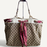 Bolsa Gucci Positano Scarf Monograma