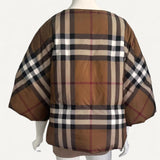 Colete Burberry Puffer Xadrez - Tam Único
