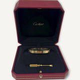 Pulseira Cartier Love Tradicional em Ouro Amarelo 18k