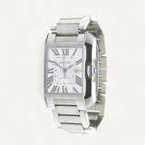 Relógio Cartier Tank Anglaise LM em aço