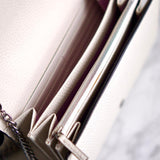Bolsa Gucci Tiracolo Dionysus Mini Couro Off-White