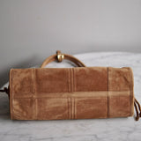 Bolsa Prada Bonnie Camurça Lambskin Marrom Canela