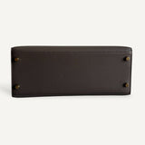 Bolsa Hermès Kelly 28 Epsom Gris Etain com Ferragens Gold