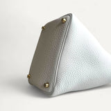 Bolsa Hermès Picotin Lock Eclat Nata com Gold e com Ferragens Gold
