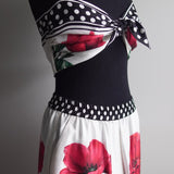 Conjunto Dolce & Gabbana Happy Garden Seda Floral & Poá