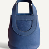 Bolsa Hermès In The Loop 18 Togo Bleu Com Ferragens Palladium
