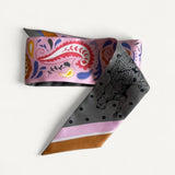 Twilly Hermès Twilly Guepards Bandana Pink Silk