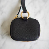 Porta Airpods Valentino Couro Preto