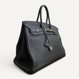 Bolsa Hermès Birkin 35 Togo Noir com Ferragens Palladium