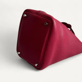 Bolsa Hermès Picotin 18 Rouge com Ferragens Palladium