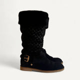 Bota Louis Vuitton Monograma Preto