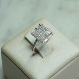 Anel Diamantes Navete P3 - 1,29CT