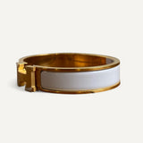 Pulseira Hermes Clic H Branca