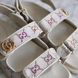 Sandália Gucci Slide GG Crystal