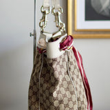 Bolsa Gucci Positano Scarf Monograma