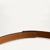 Cinto Hermés Kelly Epsom Etoupe Ferragem Palladium