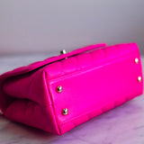Bolsa Chanel Tiracolo Classic Top Handle Rosa