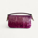 Bolsa Valentino  VLogo Signature com Paetês Rosa