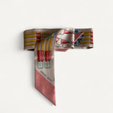 Twilly Hermès Jumping Motif Silk